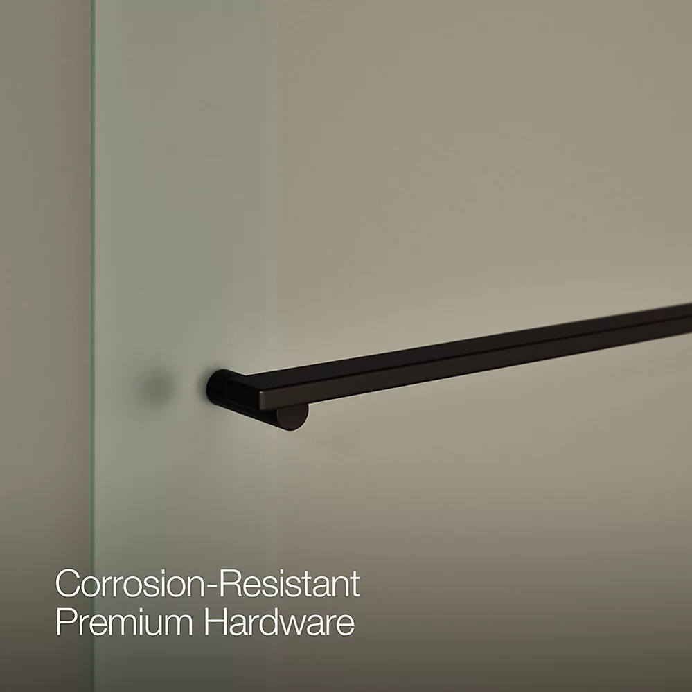 Kohler 707200-D3-ABZ Revel 1/4 Shower Door, 70 X 59-5/8