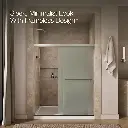 Kohler 707200-D3-BNK Revel 1/4 Shower Door, 70 X 59-5/8