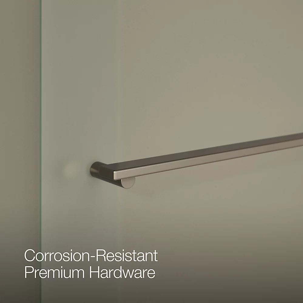 Kohler 707200-D3-BNK Revel 1/4 Shower Door, 70 X 59-5/8