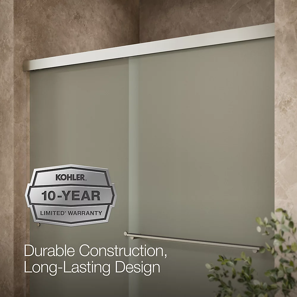 Kohler 707200-D3-BNK Revel 1/4 Shower Door, 70 X 59-5/8