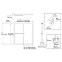 Kohler 707200-L-ABZ Revel 1/4 Shower Door, 70 X 59-5/8