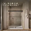 Kohler 707201-L-ABZ Revel 5/16 Shower Door, 70 X 59-5/8