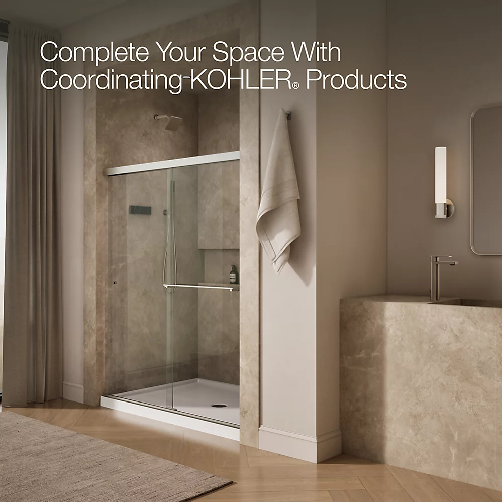 Kohler 707201-L-BNK Revel 5/16 Shower Door, 70 X 59-5/8