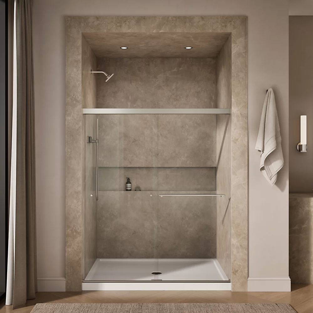 Kohler 707201-L-BNK Revel 5/16 Shower Door, 70 X 59-5/8