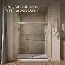 Kohler 707201-L-BNK Revel 5/16 Shower Door, 70 X 59-5/8