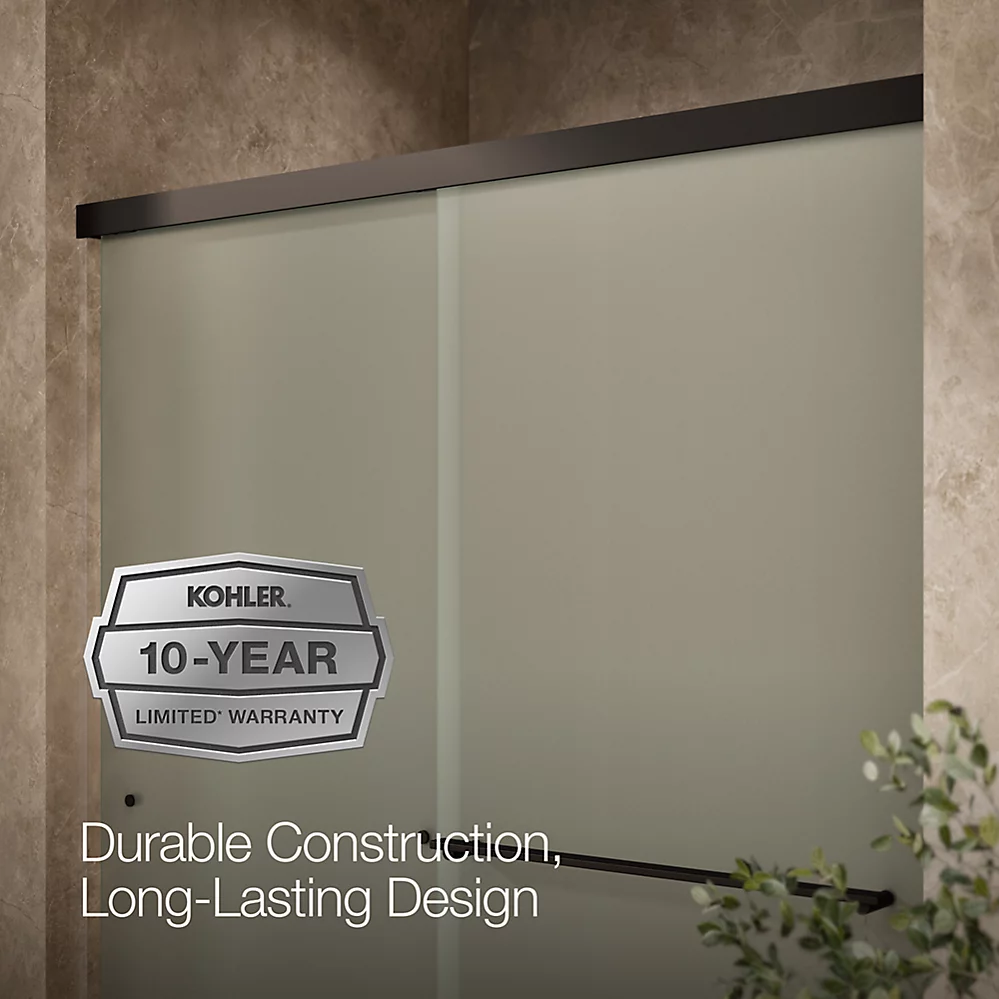 Kohler 707206-D3-ABZ Revel 5/16 Shower Door, 76 X 59-5/8
