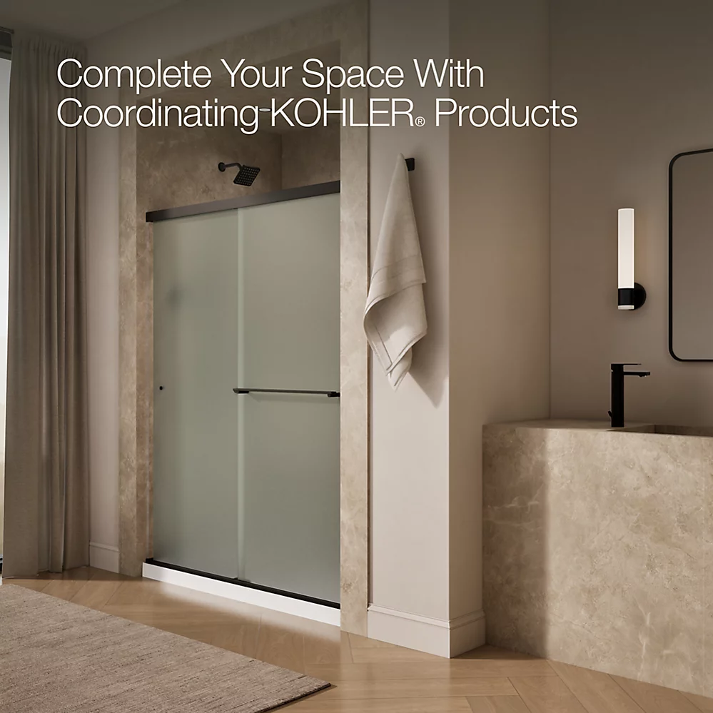 Kohler 707206-D3-ABZ Revel 5/16 Shower Door, 76 X 59-5/8