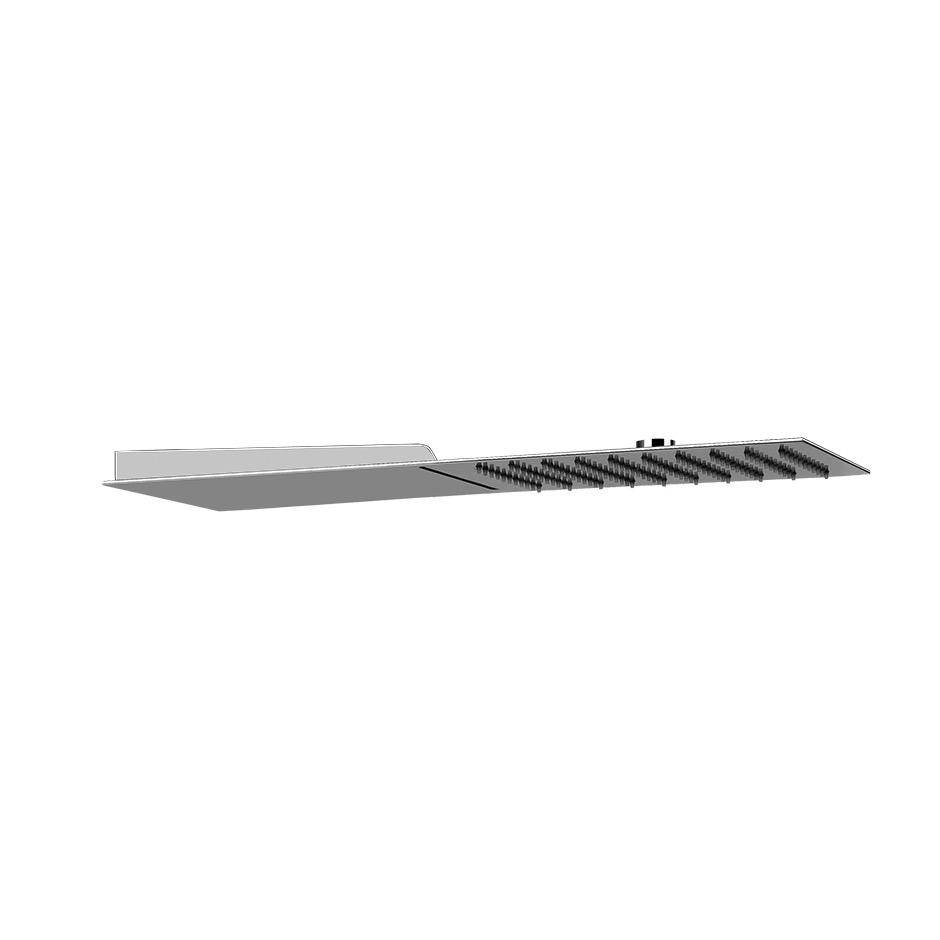 Gessi 33064 Tremillimetri Wall Mounted Shower Head Mirror Steel 1