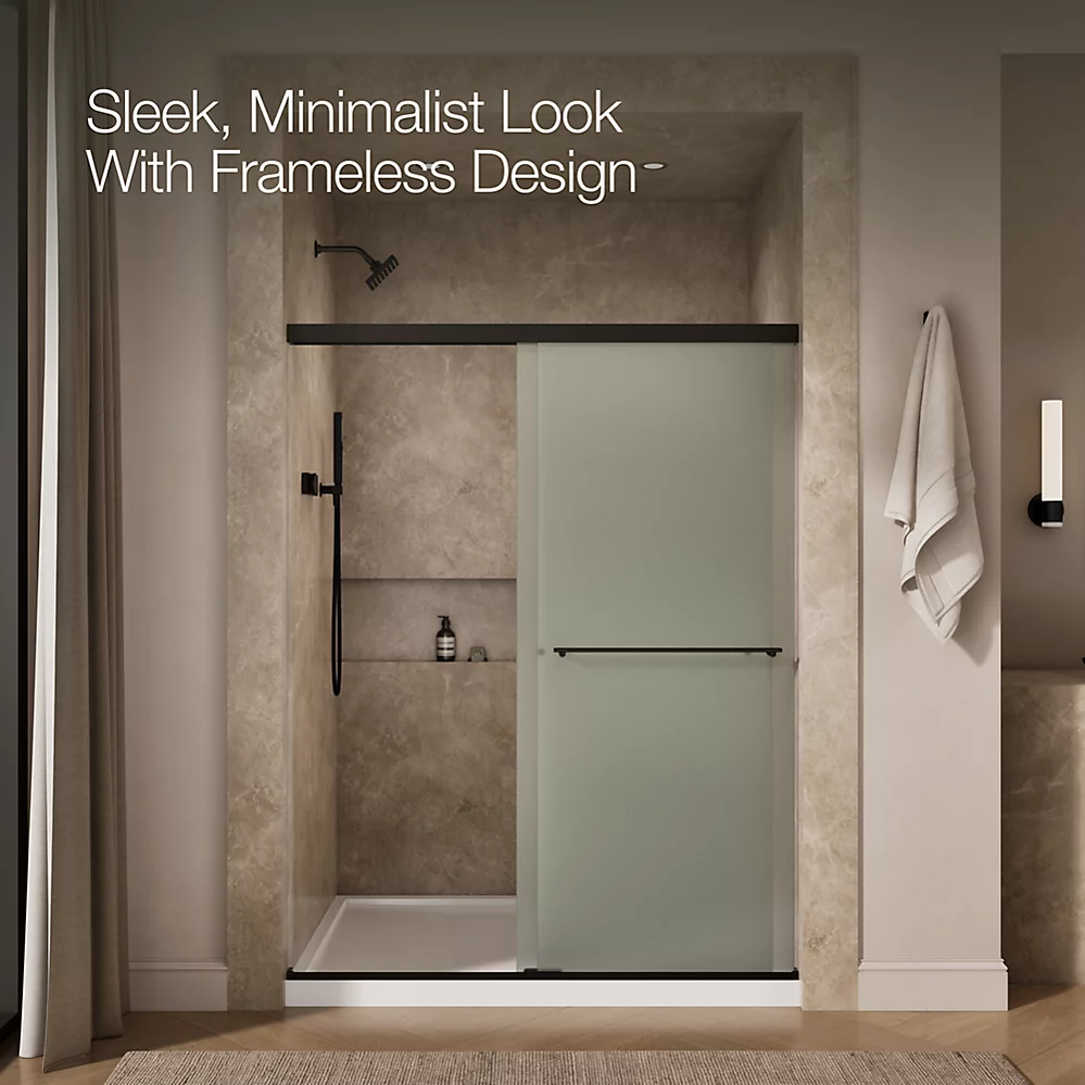 Kohler 707206-D3-ABZ Revel 5/16 Shower Door, 76 X 59-5/8