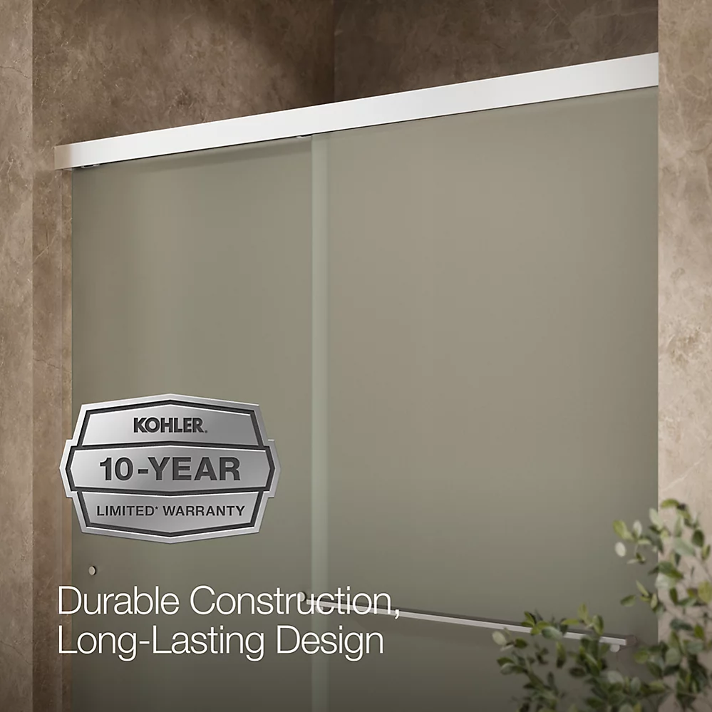 Kohler 707206-D3-SHP Revel 5/16 Shower Door, 76 X 59-5/8