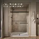Kohler 707206-L-ABZ Revel 5/16 Shower Door, 76 X 59-5/8