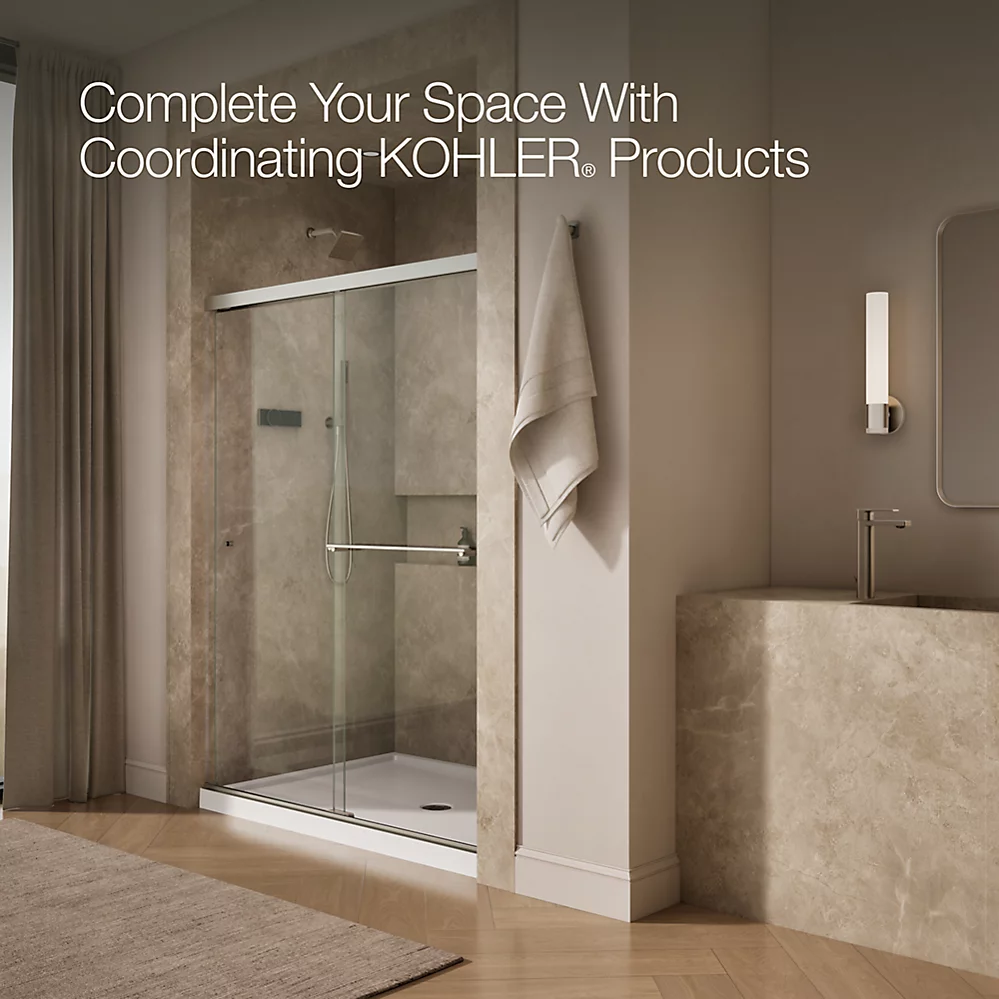 Kohler 707206-L-BNK Revel 5/16 Shower Door, 76 X 59-5/8