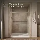 Kohler 707206-L-BNK Revel 5/16 Shower Door, 76 X 59-5/8