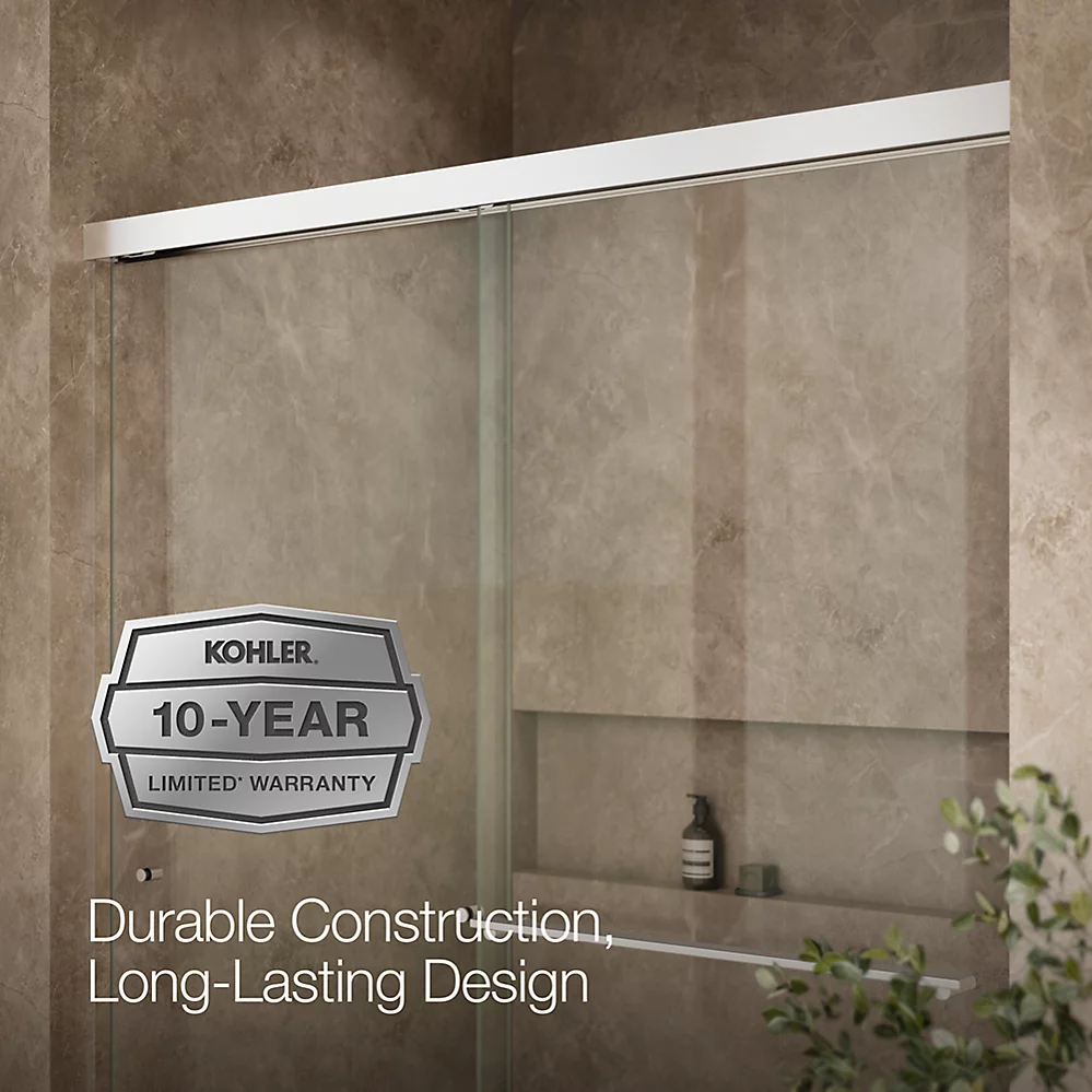 Kohler 707206-L-SHP Revel 5/16 Shower Door, 76 X 59-5/8