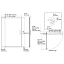 Kohler 707546-L-BNK Revel 5/16 Pivot Door, 74 X 44