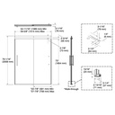 Kohler 707600-8D3-BNK Pleat 5/16 Shower Door 79 1/16X59 5/8