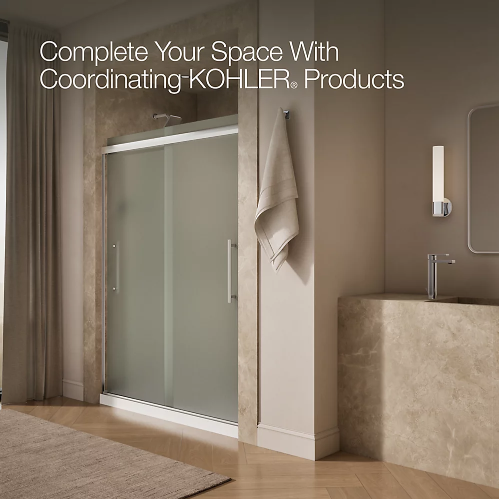 Kohler 707600-8D3-SHP Pleat 5/16 Shower Door 79 1/16X59 5/8