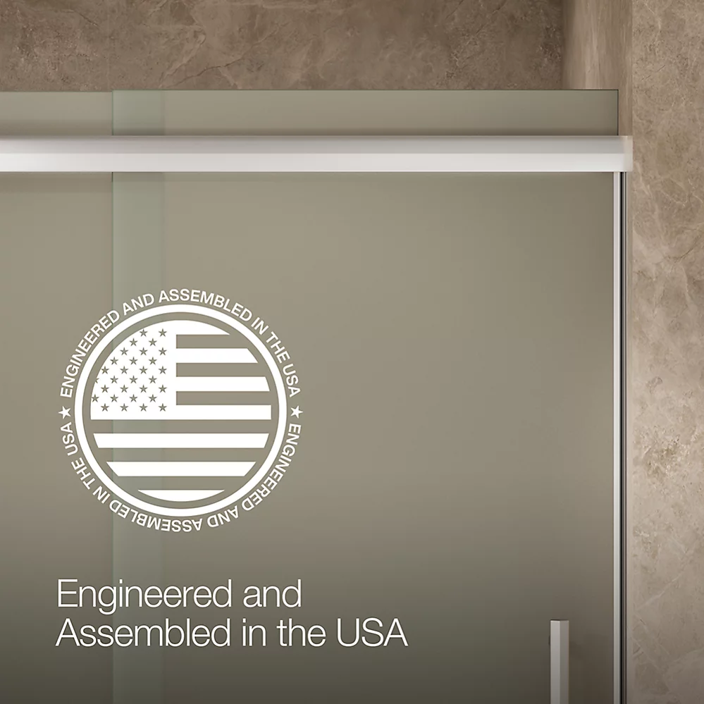 Kohler 707600-8D3-SHP Pleat 5/16 Shower Door 79 1/16X59 5/8