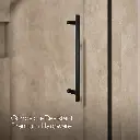 Kohler 707600-8L-BL Pleat 5/16 Shower Door 79 1/16X59 5/8