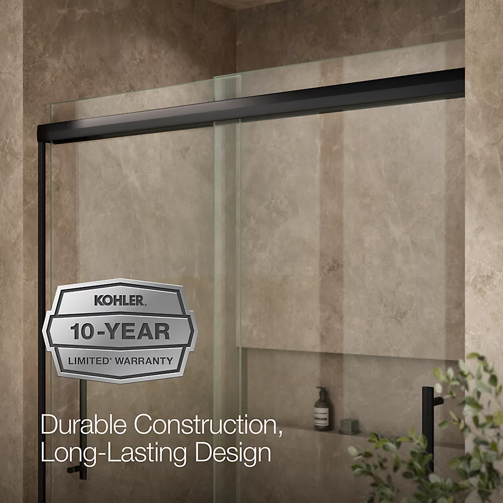 Kohler 707600-8L-BL Pleat 5/16 Shower Door 79 1/16X59 5/8