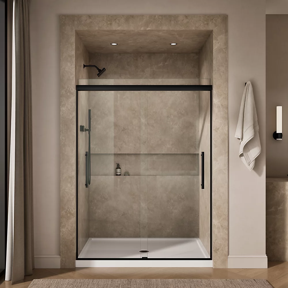 Kohler 707600-8L-BL Pleat 5/16 Shower Door 79 1/16X59 5/8