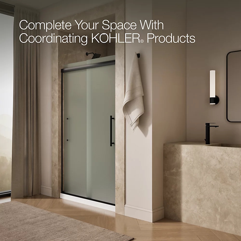 Kohler 707601-8D3-BL Pleat 5/16 Shower Door 79 1/16X47 5/8