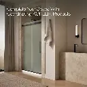 Kohler 707601-8D3-BL Pleat 5/16 Shower Door 79 1/16X47 5/8