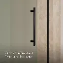 Kohler 707601-8D3-BL Pleat 5/16 Shower Door 79 1/16X47 5/8