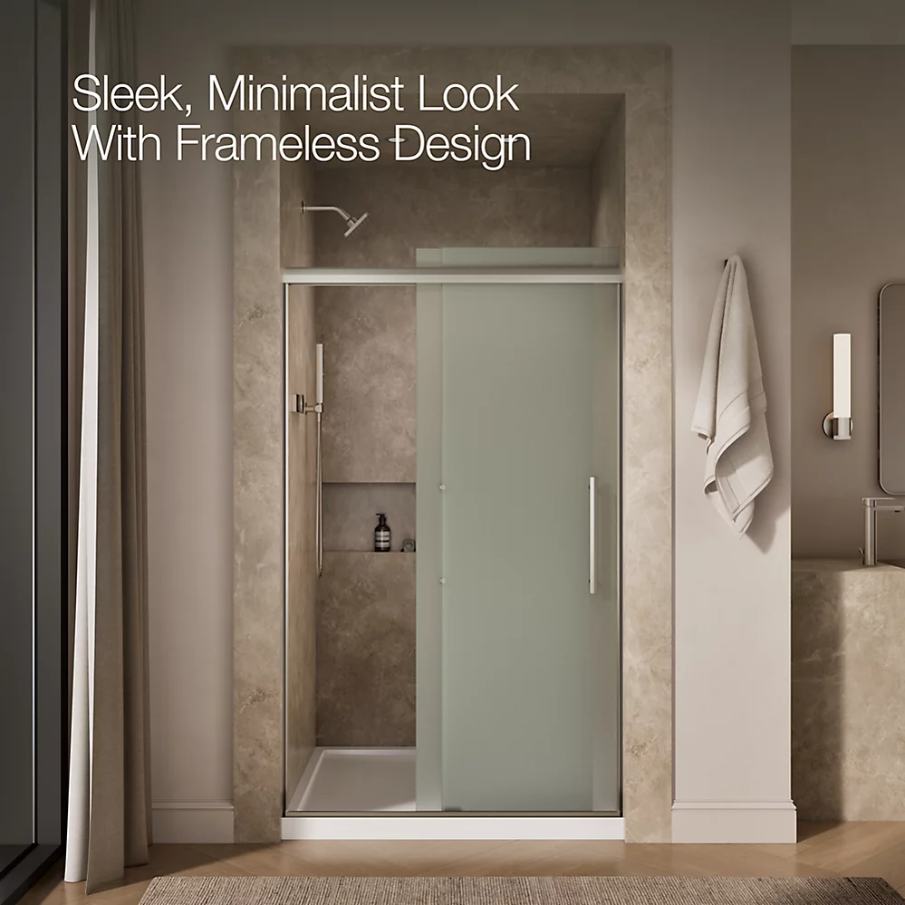 Kohler 707601-8D3-BNK Pleat 5/16 Shower Door 79 1/16X47 5/8