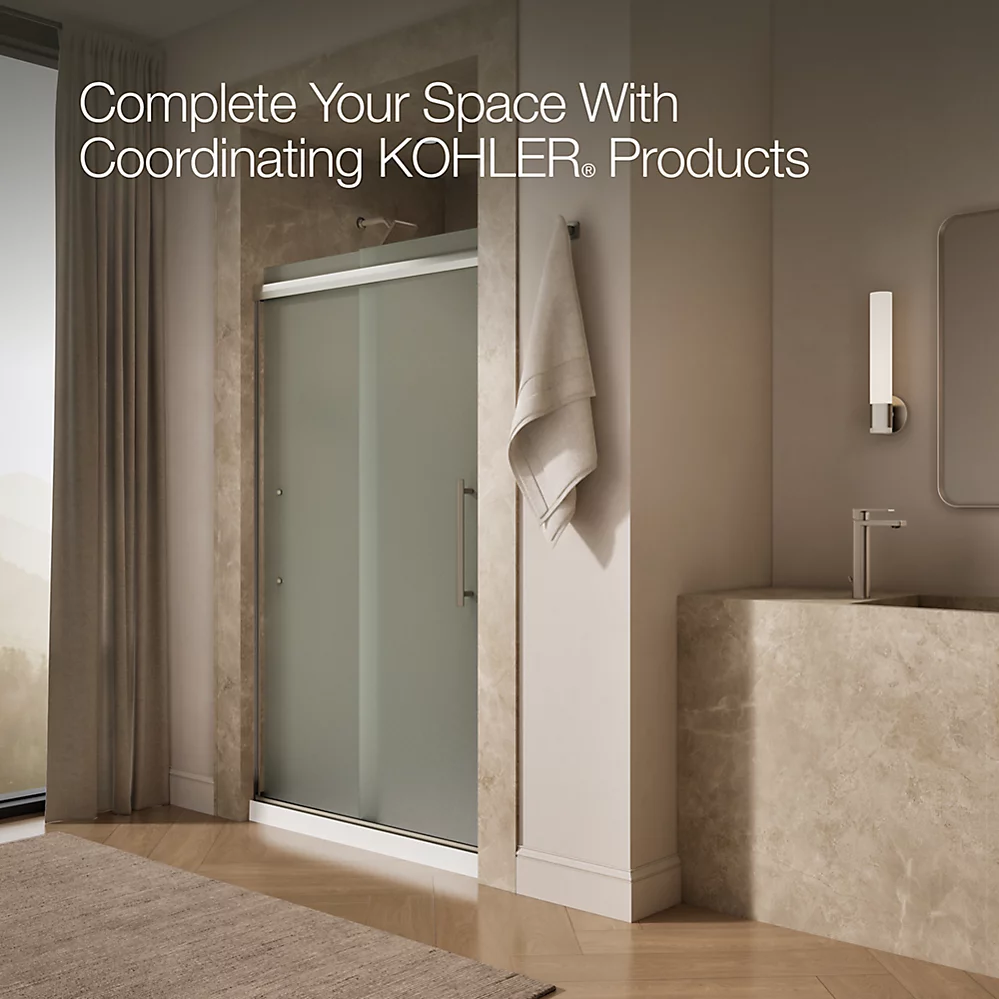 Kohler 707601-8D3-BNK Pleat 5/16 Shower Door 79 1/16X47 5/8
