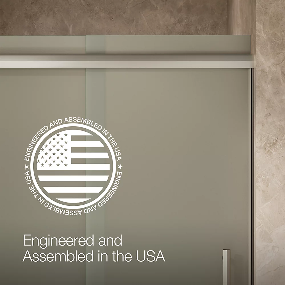Kohler 707601-8D3-BNK Pleat 5/16 Shower Door 79 1/16X47 5/8