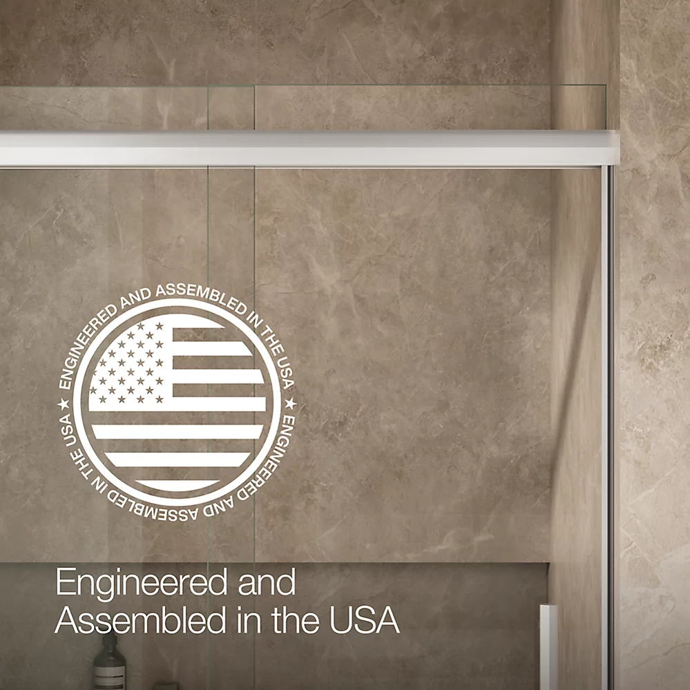 Kohler 707601-8L-SHP Pleat 5/16 Shower Door 79 1/16X47 5/8