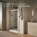 Kohler 707601-8L-SHP Pleat 5/16 Shower Door 79 1/16X47 5/8
