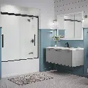 Kohler 707602-8D3-BL Pleat 5/16 Bath Door 64 1/16X59 5/8