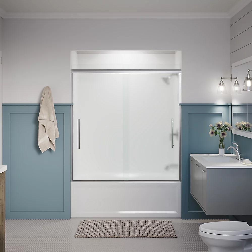 Kohler 707602-8D3-SHP Pleat 5/16 Bath Door 64 1/16X59 5/8