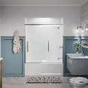 Kohler 707602-8L-BNK Pleat 5/16 Bath Door 64 1/16X59 5/8