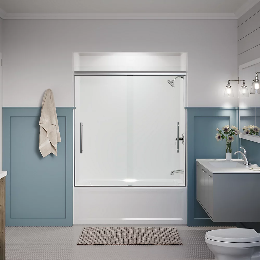 Kohler 707602-8L-SHP Pleat 5/16 Bath Door 64 1/16X59 5/8