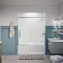 Kohler 707602-8L-SHP Pleat 5/16 Bath Door 64 1/16X59 5/8