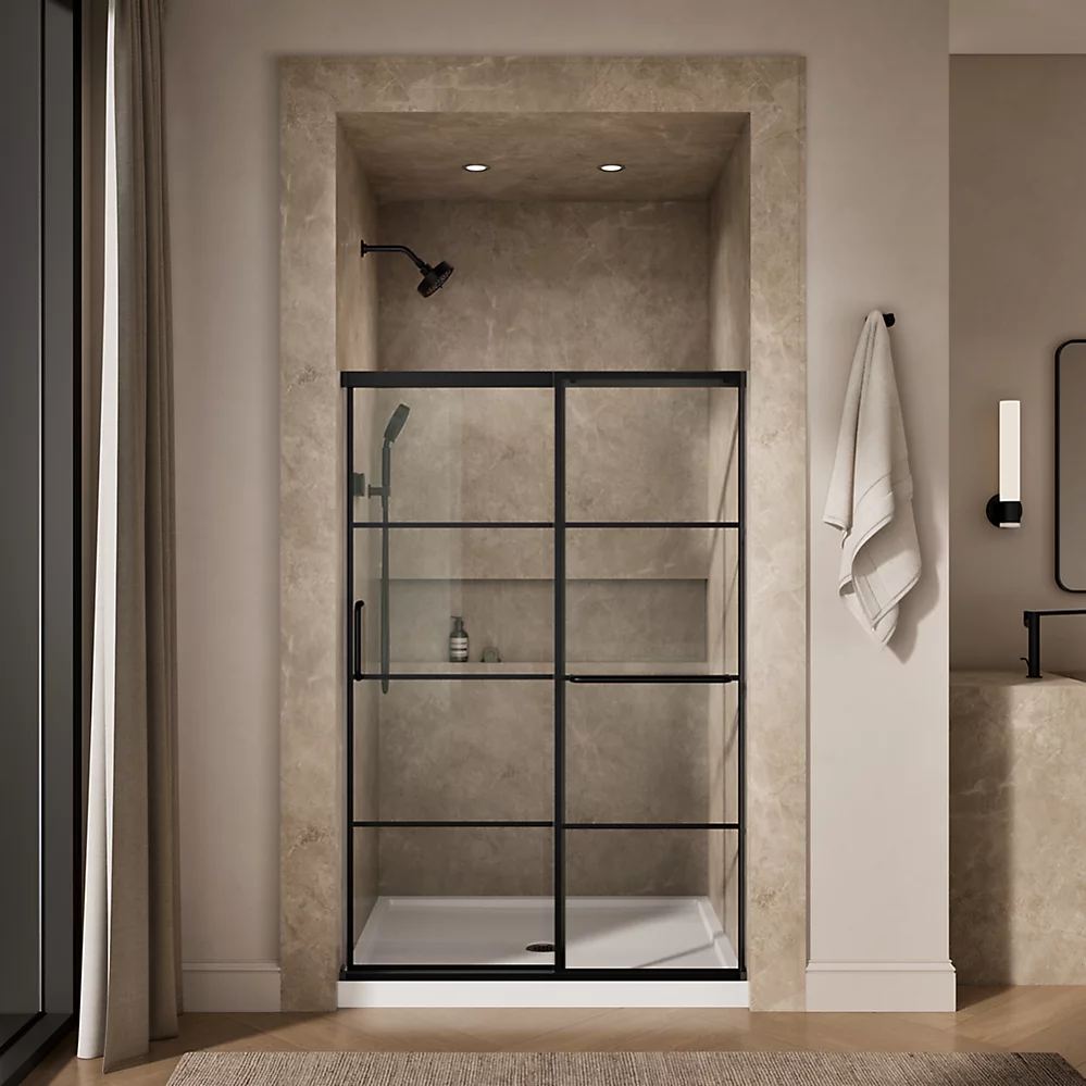 Kohler 707606-6G79-BL Elate 1/4 Shower Door 70 1/2 X 47 5/8