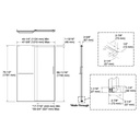 Kohler 707606-6G80-BL Elate 1/4 Shower Door 70 1/2 X 47 5/8