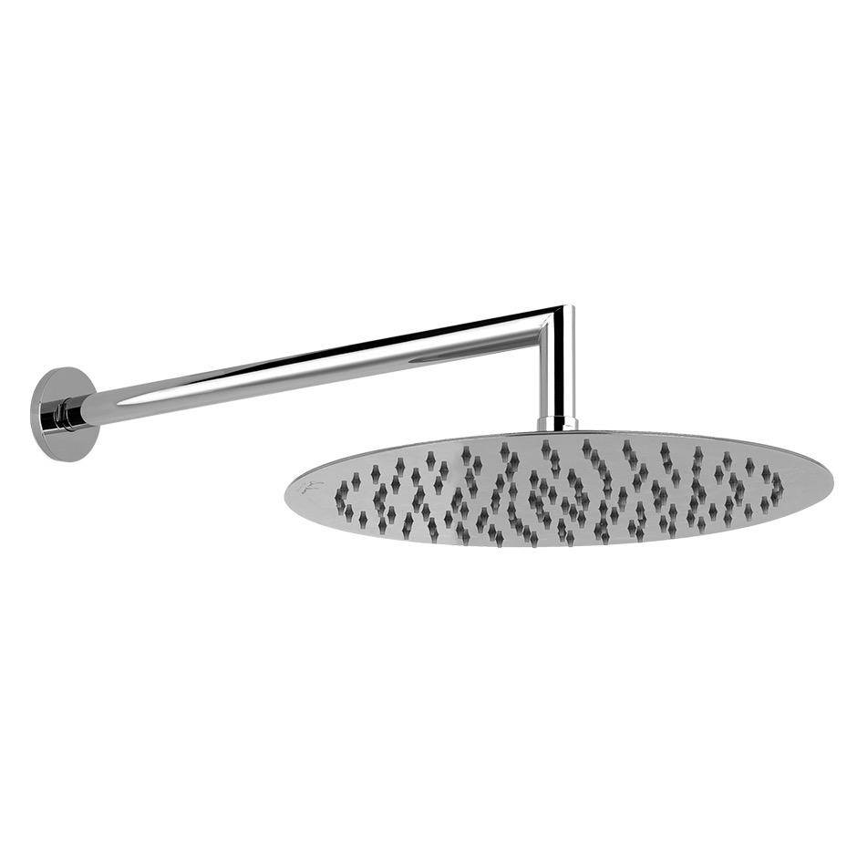 Gessi 39349 Wall Mounted Pivotable Shower Head With Arm Steel Mirror 1