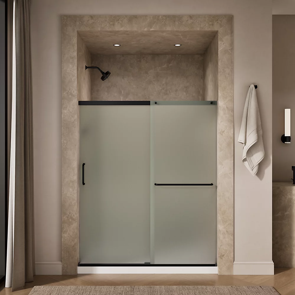 Kohler 707608-6D3-BL Elate 1/4 Shower Door 70 1/2 X 59 5/8