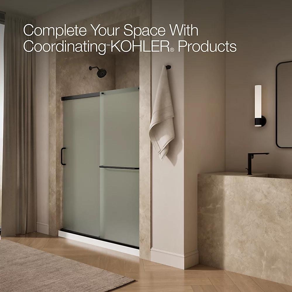 Kohler 707608-6D3-BL Elate 1/4 Shower Door 70 1/2 X 59 5/8