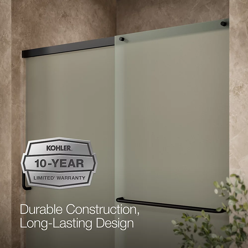 Kohler 707608-6D3-BL Elate 1/4 Shower Door 70 1/2 X 59 5/8
