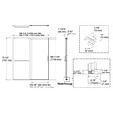 Kohler 707608-6G79-BL Elate 1/4 Shower Door 70 1/2 X 59 5/8
