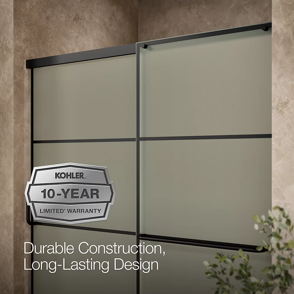Kohler 707608-6G80-BL Elate 1/4 Shower Door 70 1/2 X 59 5/8