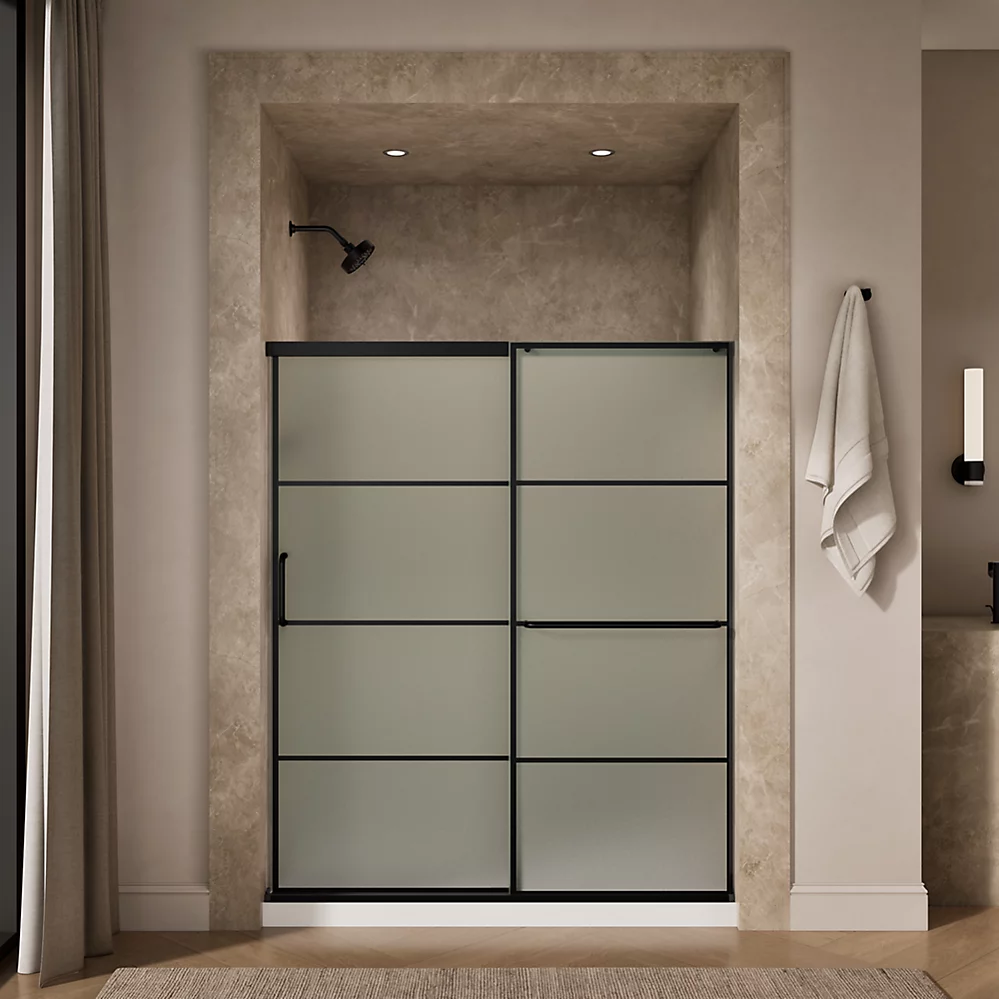 Kohler 707608-6G80-BL Elate 1/4 Shower Door 70 1/2 X 59 5/8