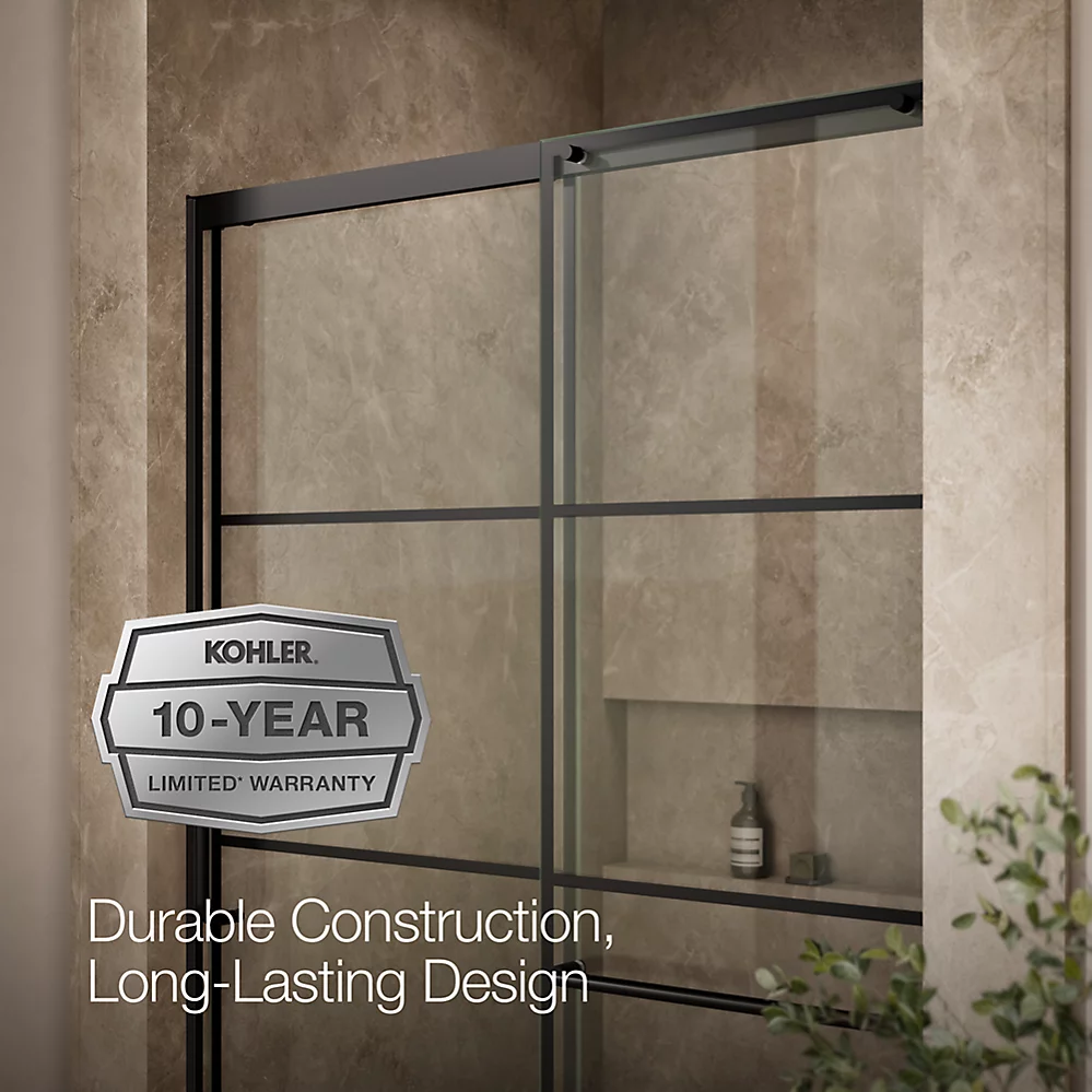 Kohler 707613-8G79-BL Elate 5/16 Shower Door 75 1/2 X 47 5/8