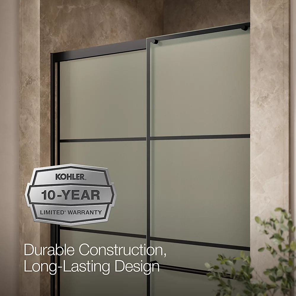Kohler 707613-8G80-BL Elate 5/16 Shower Door 75 1/2 X 47 5/8