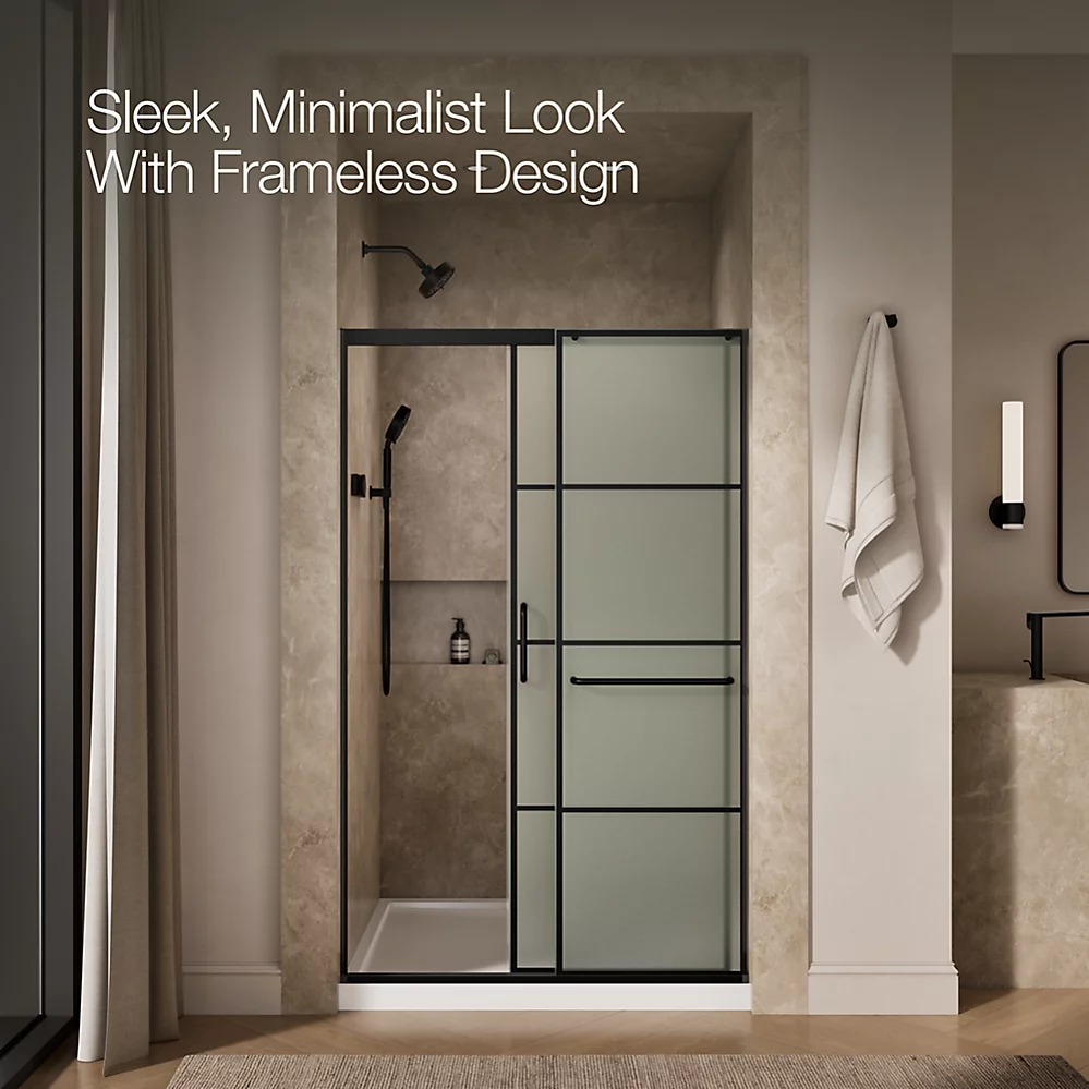 Kohler 707613-8G80-BL Elate 5/16 Shower Door 75 1/2 X 47 5/8